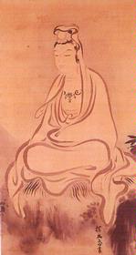 白衣観音図の画像